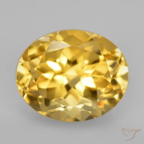5.72ct طبيعي برتقالى ذهبة سيترين, بيضوي, VVS