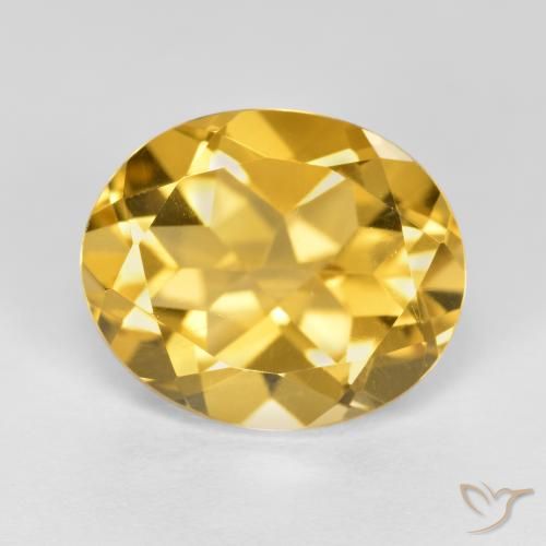 4.68ct طبيعي برتقالى ذهبة سيترين, بيضوي, VVS-VS