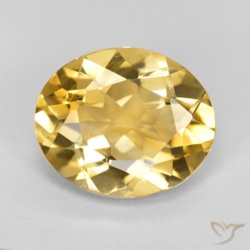 4.31ct طبيعي برتقالى ذهبة سيترين, بيضوي, VVS-VS