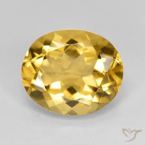 4.72ct طبيعي برتقالى ذهبة سيترين, بيضوي, VVS-VS