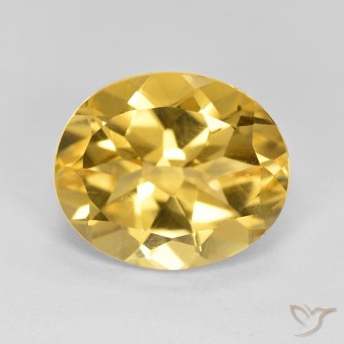 4.26ct طبيعي برتقالى ذهبة سيترين, بيضوي, VVS-VS