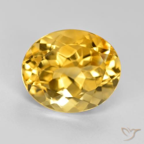 5.23ct طبيعي برتقالى ذهبة سيترين, بيضوي, VVS-VS