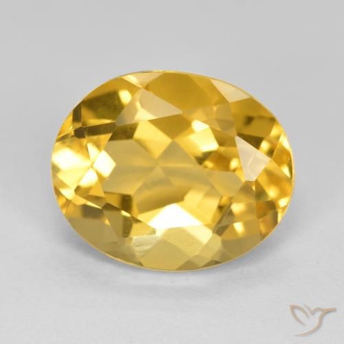 4.75ct طبيعي ذهبى متوسط سيترين, بيضوي, VVS-VS