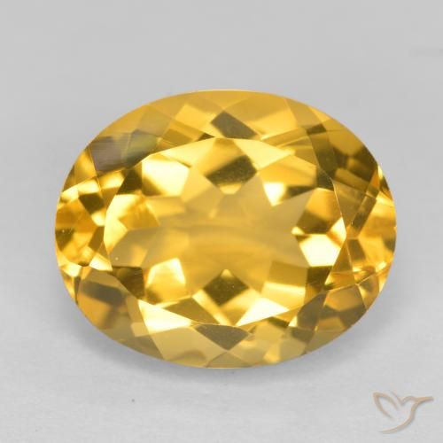 5.04ct طبيعي برتقالى ذهبة سيترين, بيضوي, VVS