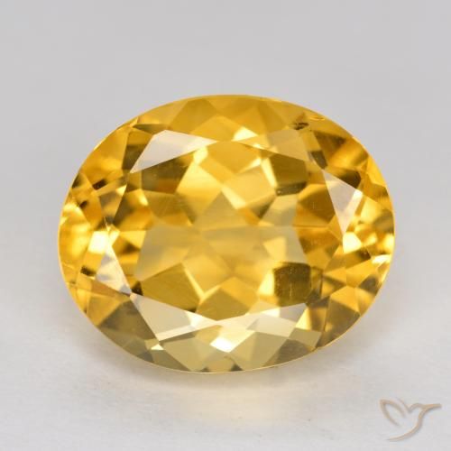 4.93ct طبيعي برتقالى ذهبة سيترين, بيضوي, VVS