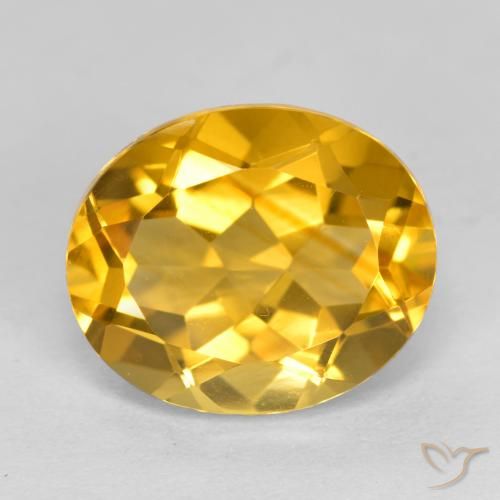 4.67ct طبيعي ذهبى غامق سيترين, بيضوي, VVS-VS