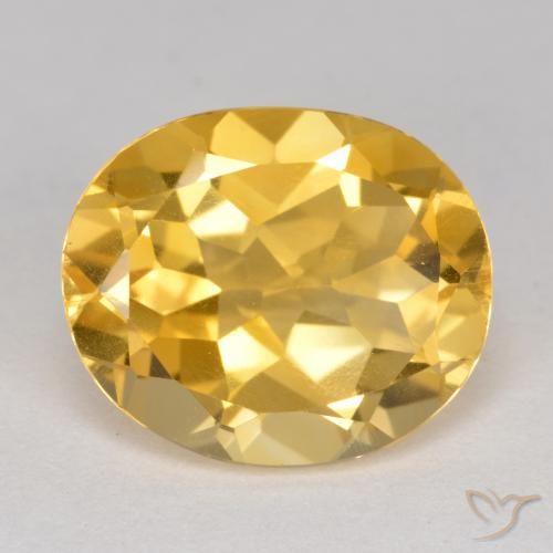 4.13ct طبيعي برتقالى ذهبة سيترين, بيضوي, قليلا جدا