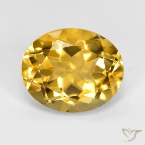 4.62ct طبيعي ذهبى غامق سيترين, بيضوي, VVS-VS