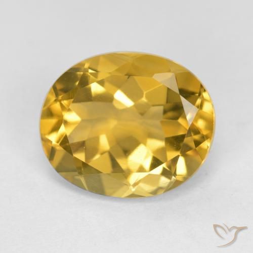 4.32ct طبيعي برتقالى ذهبة سيترين, بيضوي, VVS-VS