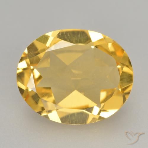 2.83ct طبيعي برتقالى ذهبة سيترين, بيضوي, VVS-VS
