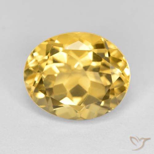 4.90ct طبيعي ذهب سيترين, بيضوي, VVS-VS
