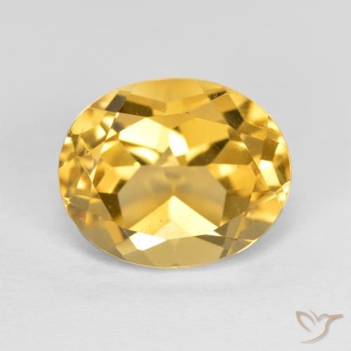 3.77ct طبيعي برتقالى ذهبة سيترين, بيضوي, VVS-VS