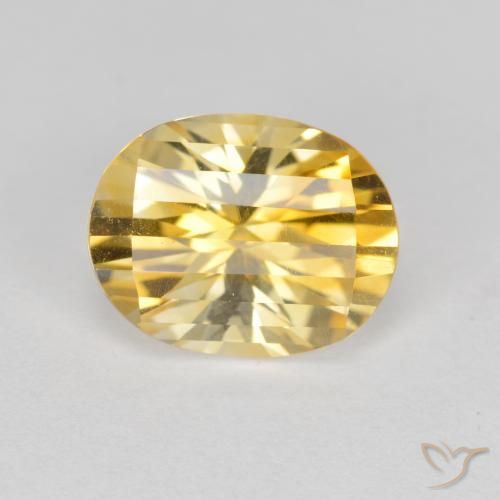 2.51ct طبيعي ذهبي سيترين, بيضوي, VVS