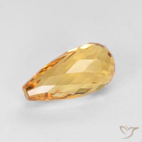 2.99ct طبيعي ذهبى-برتقالى سيترين, بريوليت, VVS-VS