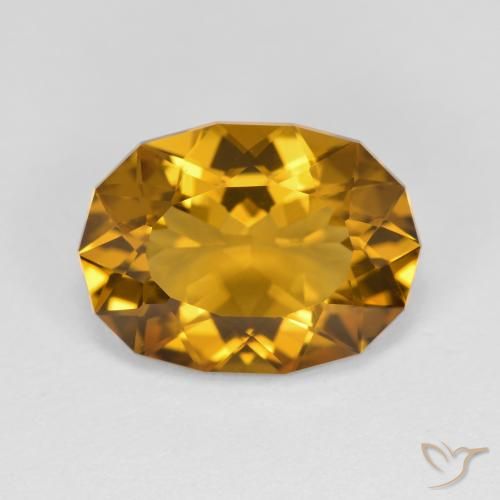 4.26ct طبيعي ذهب سيترين, فانسى, VVS