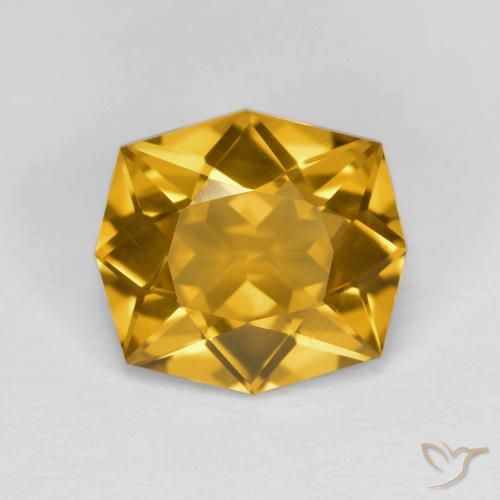3.11ct طبيعي ذهبى بنى سيترين, فانسى, VVS