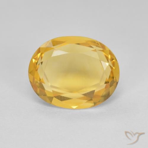 2.62ct طبيعي ذهبي سيترين, بيضوي, VVS-VS