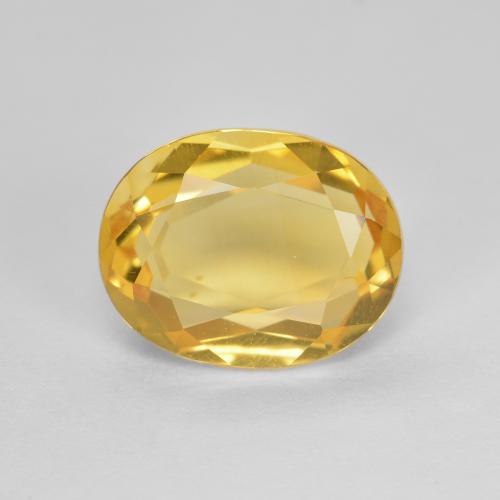 2.68ct طبيعي ذهبي سيترين, بيضوي, VVS-VS