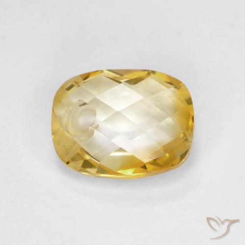 1.93ct طبيعي ذهبي سيترين, وسادة, VVS-VS