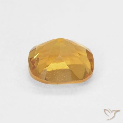سيترين Medium Light-Golden طبيعي، وسادة، 0.49 قيراط، VVS-VS