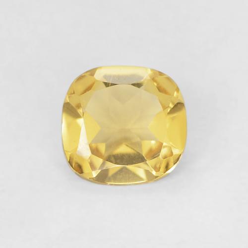 0.37ct طبيعي أصفر توسكانا سيترين, وسادة, VVS
