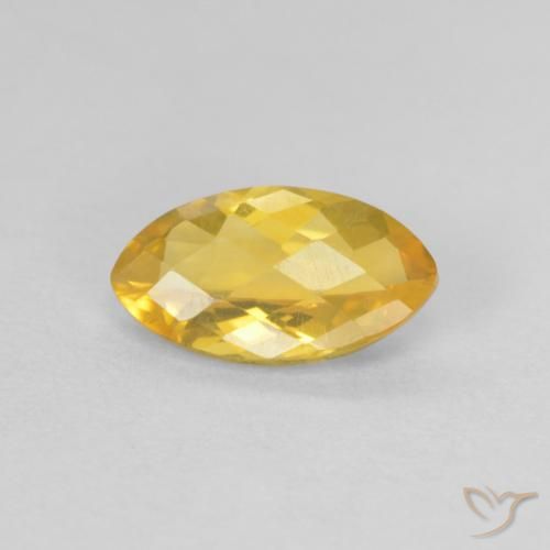 0.84ct طبيعي ذهبي سيترين, ماركيز, قليلا جدا