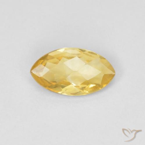 0.73ct طبيعي ذهبي سيترين, ماركيز, قليلا جدا