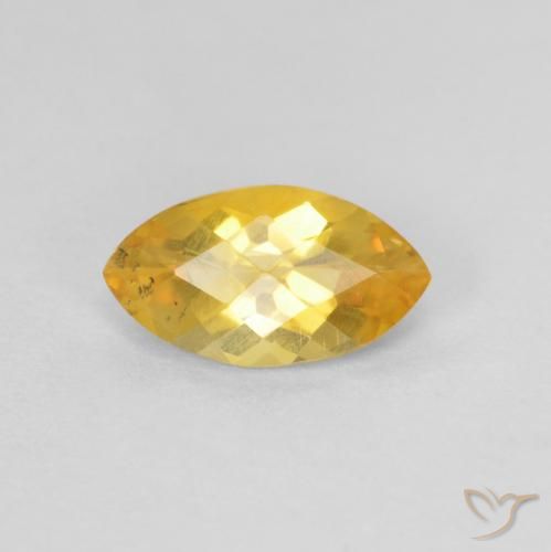 0.90ct طبيعي ذهبى متوسط سيترين, ماركيز, قليلا جدا