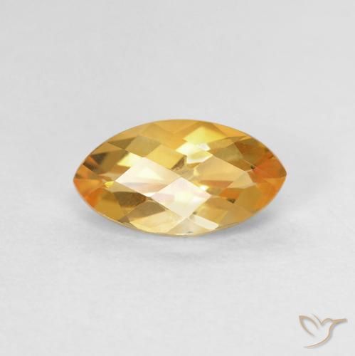 1.04ct طبيعي برتقالى ذهبة سيترين, ماركيز, VVS-VS