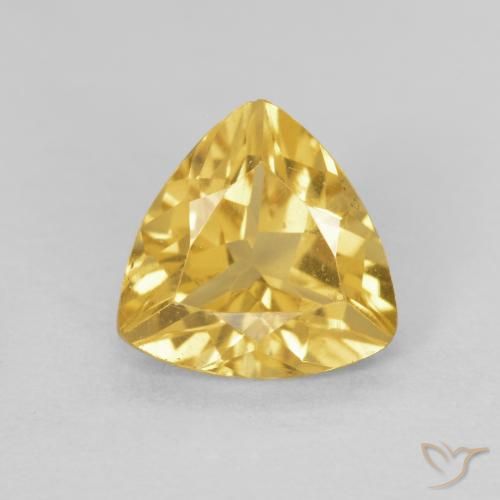 1.04ct طبيعي ذهبي سيترين, مثلثى, VVS-VS