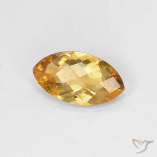 سيترين Medium Light-Golden طبيعي، ماركيز، 0.78 قيراط، VVS-VS