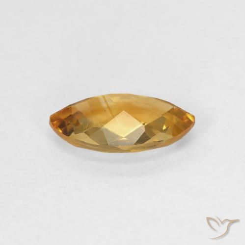 سيترين Medium Light-Golden طبيعي، ماركيز، 0.78 قيراط، VVS-VS