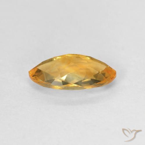سيترين Medium Light-Golden طبيعي، ماركيز، 0.89 قيراط، VVS-VS