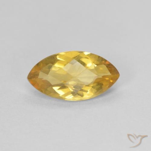 0.81ct طبيعي ذهبى متوسط سيترين, ماركيز, VVS-VS