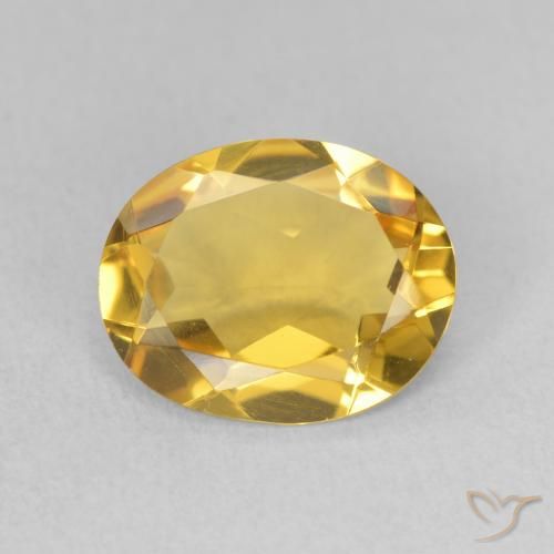 2.53ct طبيعي برتقالى ذهبة سيترين, بيضوي, VVS-VS