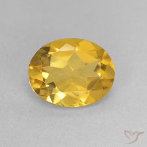 2.44ct طبيعي ذهبى متوسط سيترين, بيضوي, VVS-VS
