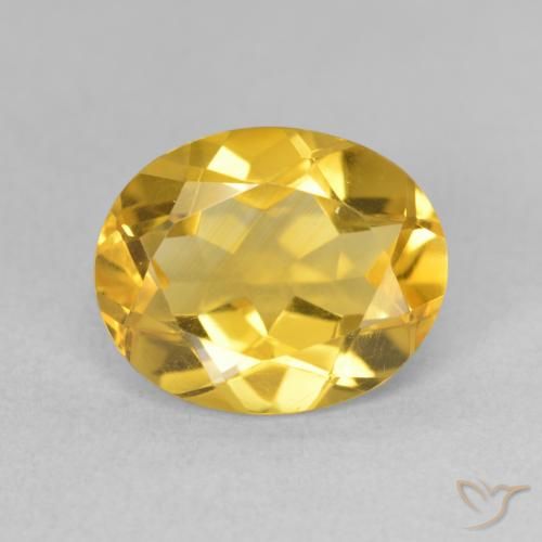 3.15ct طبيعي برتقالى ذهبة سيترين, بيضوي, VVS-VS