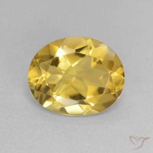 2.95ct طبيعي برتقالى ذهبة سيترين, بيضوي, نصف شفاف
