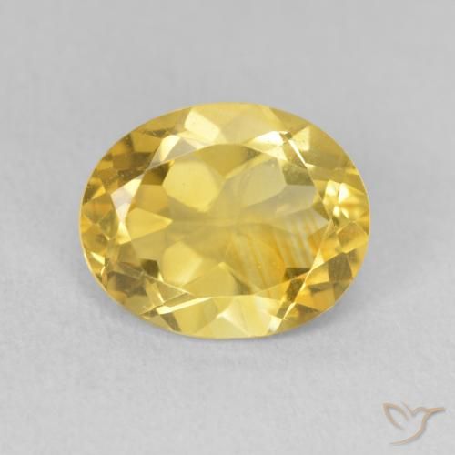 2.89ct طبيعي برتقالى ذهبة سيترين, بيضوي, قليلا جدا