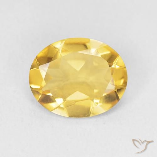 2.71ct طبيعي ذهبي سيترين, بيضوي, VVS