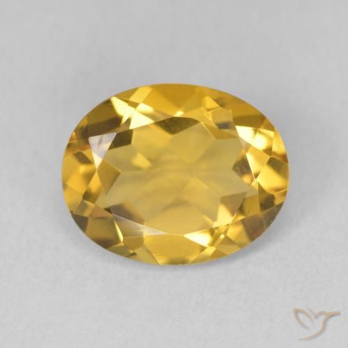 3.14ct طبيعي ذهبي سيترين, بيضوي, VVS-VS