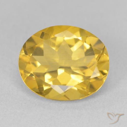 4.36ct طبيعي برتقالى ذهبة سيترين, بيضوي, قليلا جدا