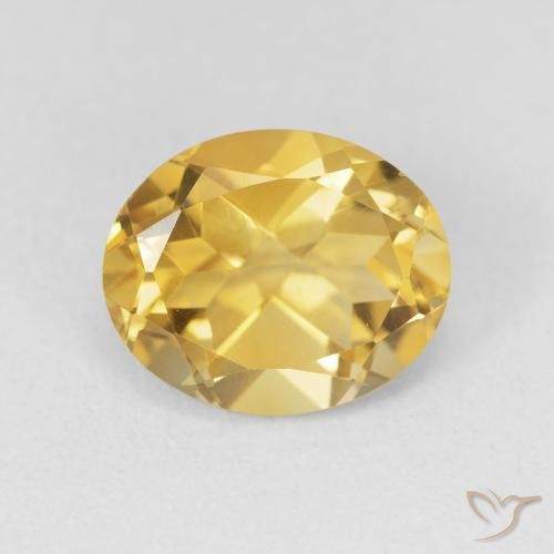 3.59ct طبيعي برتقالى ذهبة سيترين, بيضوي, VVS-VS