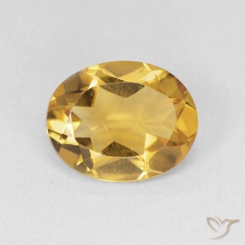3.23ct طبيعي Medium Light-Golden سيترين, بيضوي, VVS-VS