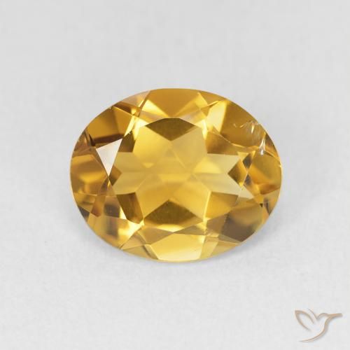 2.79ct طبيعي ذهبي سيترين, بيضوي, VVS