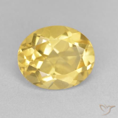 3.35ct طبيعي برتقالى ذهبة سيترين, بيضوي, VVS-VS