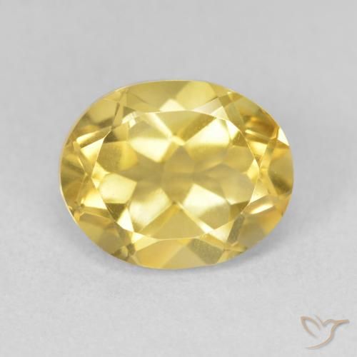 3.40ct طبيعي برتقالى ذهبة سيترين, بيضوي, VVS-VS