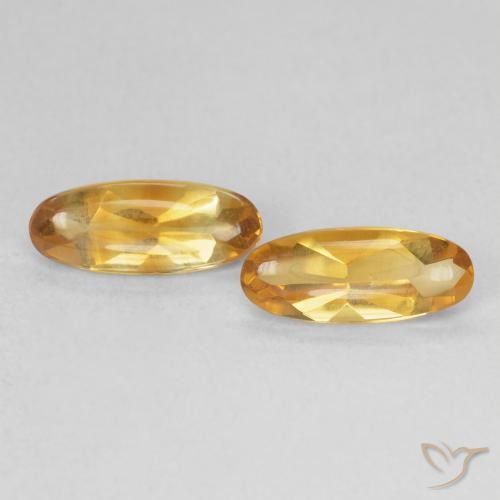 1.68ctw طبيعي Medium Light-Golden سيترين, بيضوي, شفاف