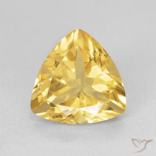 2.36ct طبيعي ذهبي سيترين, مثلثى, VVS-VS