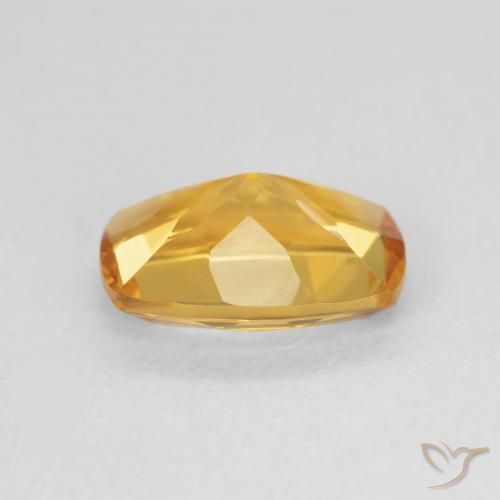 سيترين Medium Light-Golden طبيعي، وسادة، 2.53 قيراط، VVS